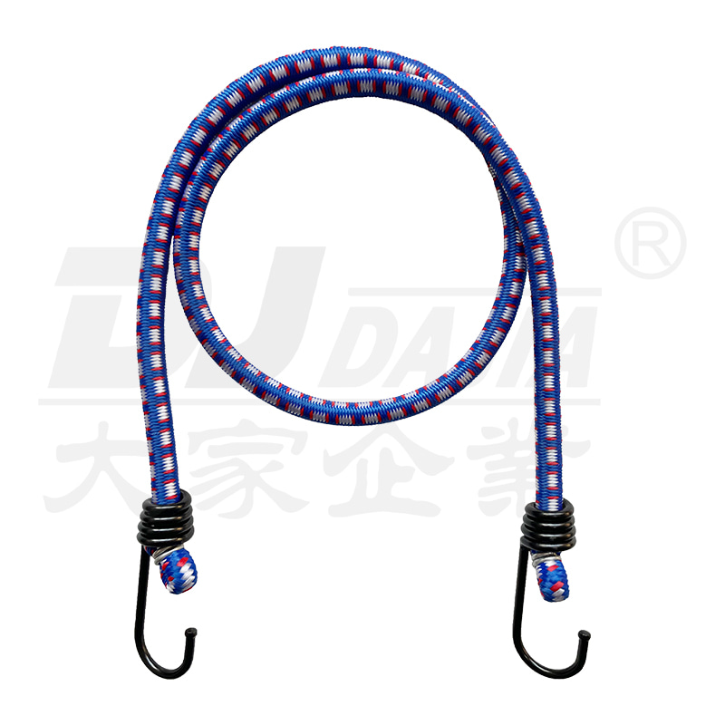 8mm bungee -sladdar med stålkrok, runda bungee -sladdar för cykel