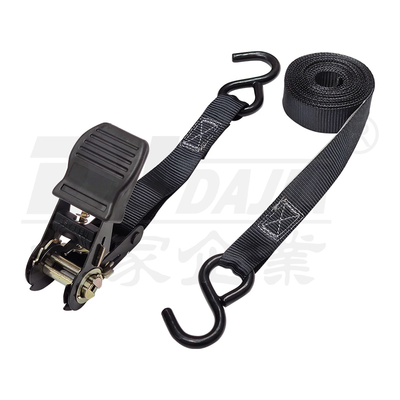1 "(25mm) lastbilspärrband slipsar remmar med S -kroken