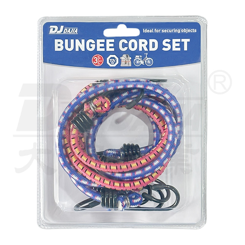 8mm bungee -sladdar med stålkrok, runda bungee -sladdar för cykel